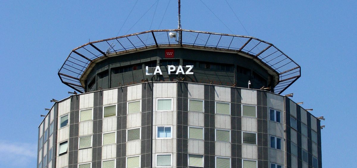 Fachada del Hospital Universitario La Paz, centro madrileño que cuenta con una unidad de quemados de referencia