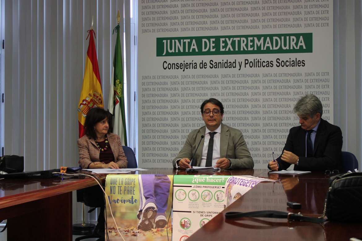 Vergés, durante la presentación de la Campaña de la Gripe en Mérida