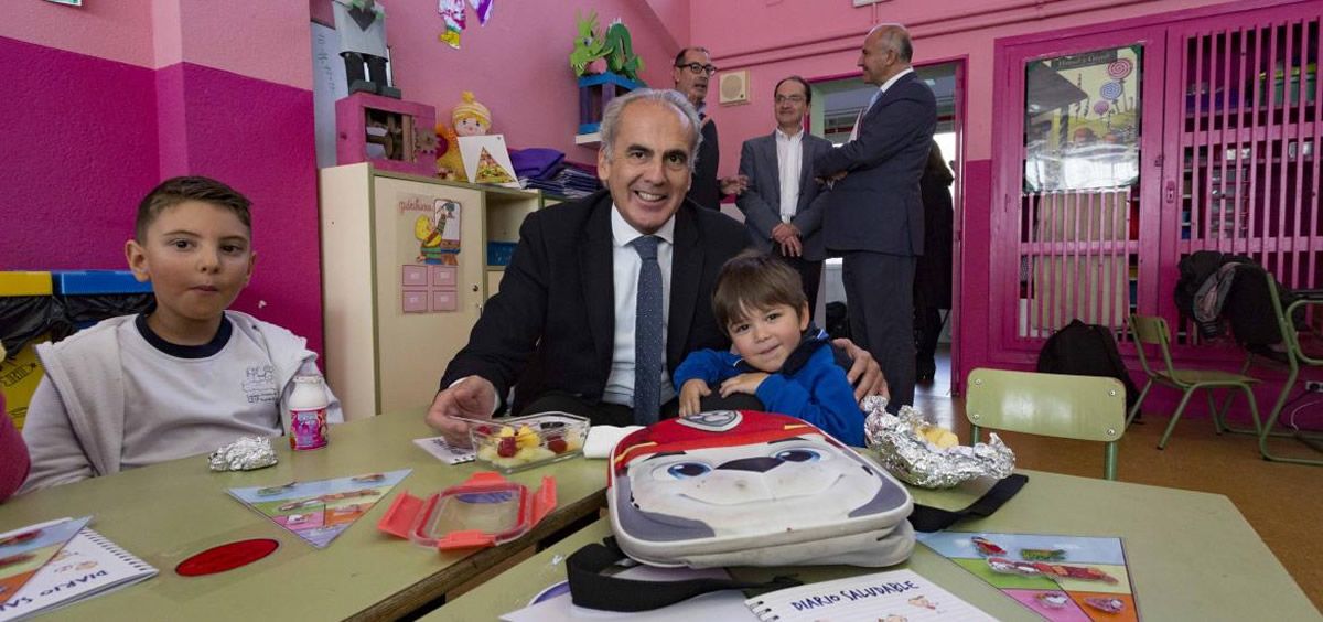 Madrid promueve la dieta sana y el ejercicio entre escolares de cinco años