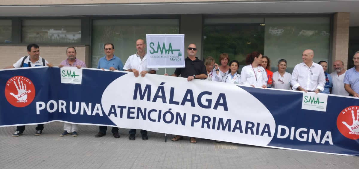 El Sindicado Médico de Málaga ha convocado una nueva concentración pública el lunes a las 11.30 en la Plaza de la Constitución