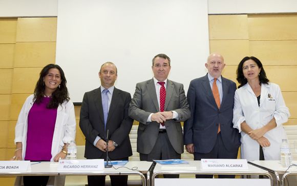 De izq. a dcha.: Leticia Boada, Ricardo Herranz, Mariano Alcaraz, Manuel Gimeno y Mara Parellada