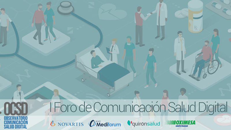 El 15 de noviembre tendrá lugar en Madrid el I Foro de Comunicación Salud Digital