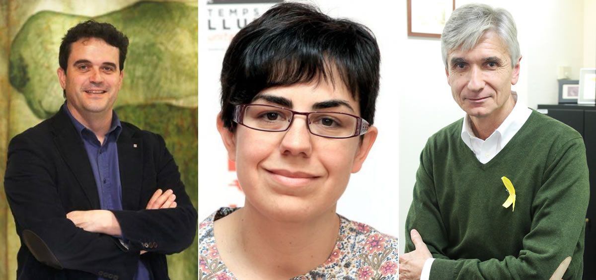 Adriá Comella, Laura Pelay y Josep María Argimon, altos cargos de la sanidad catalana