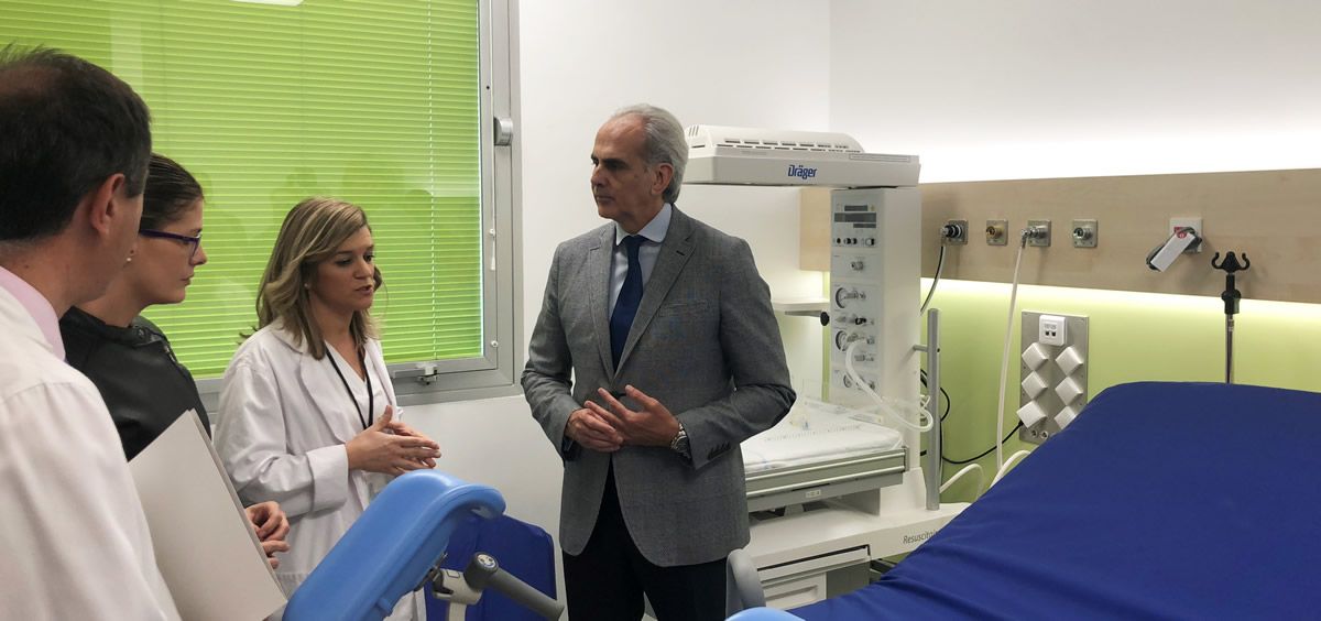 Madrid invierte más de 900.000 euros en la nueva área de paritorios del Hospital de Móstoles