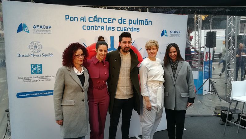Presentación de la campaña Pon al cáncer de pulmón contra las cuerdas