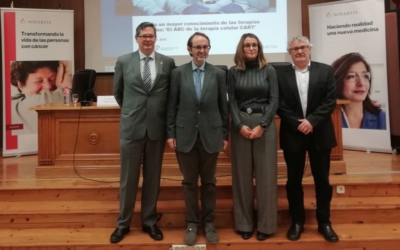 Miguel Ángel Casemiro, el doctor Jorge Sierra, Marta Moreno y Javier Tovar