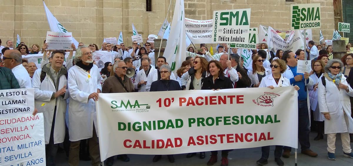 El Sindicato Médico Andaluz (SMA) ha rechazado con rotundidad las declaraciones realizadas este jueves a distintos medios de comunicación por Susana Díaz
