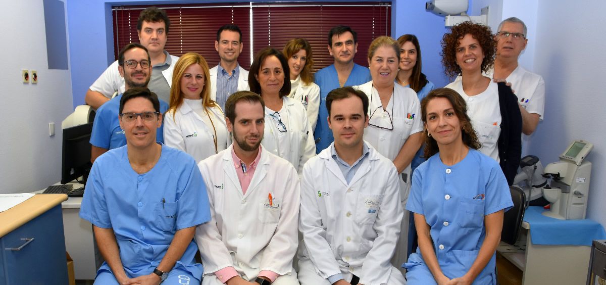 Responsables del área de Oftalmología del Hospital de Talavera