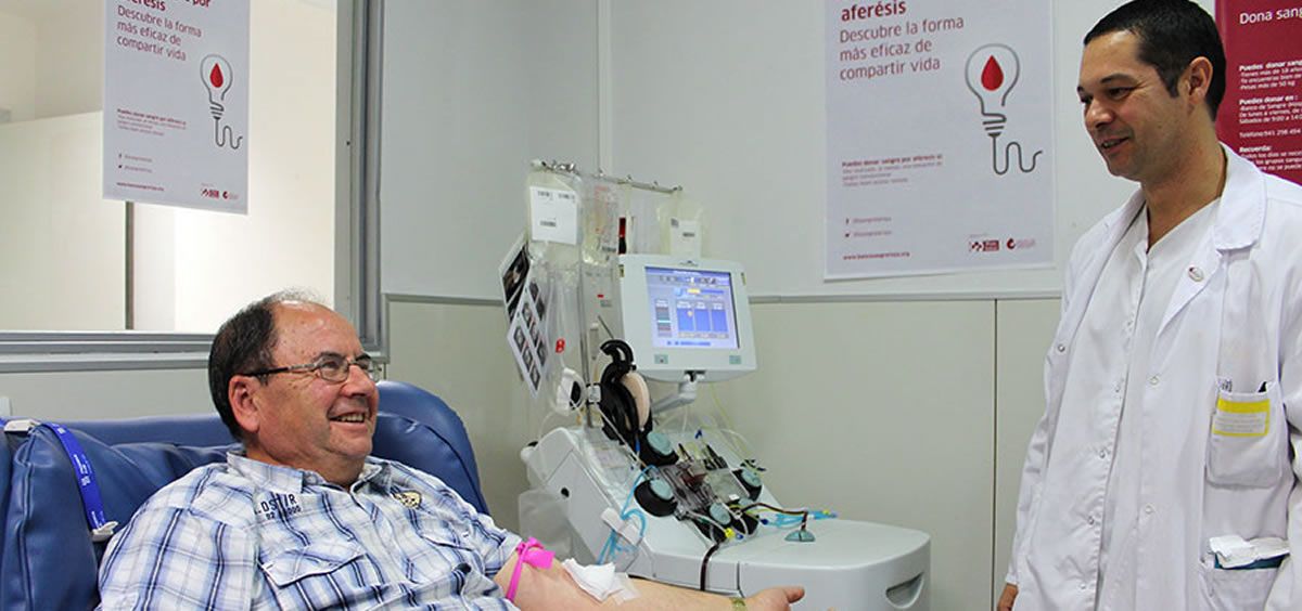 El Banco de Sangre fomenta la donación por aféresis “una técnica de extracción que mejora el rendimiento y permite aumentar la frecuencia de donación”