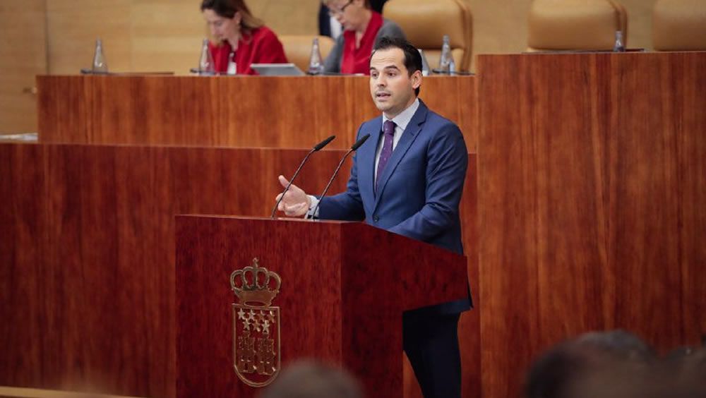 Ignacio Aguado, portavoz del Grupo Parlamentario Ciudadanos en la Asamblea de Madrid