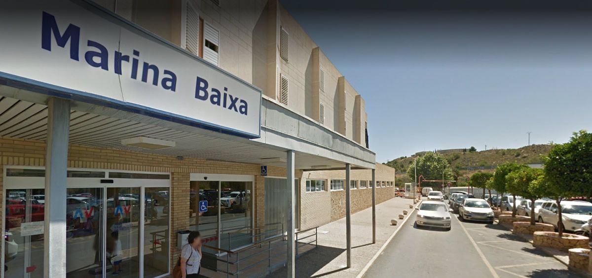 Exterior del Hospital de Villajoyosa en Alicante.