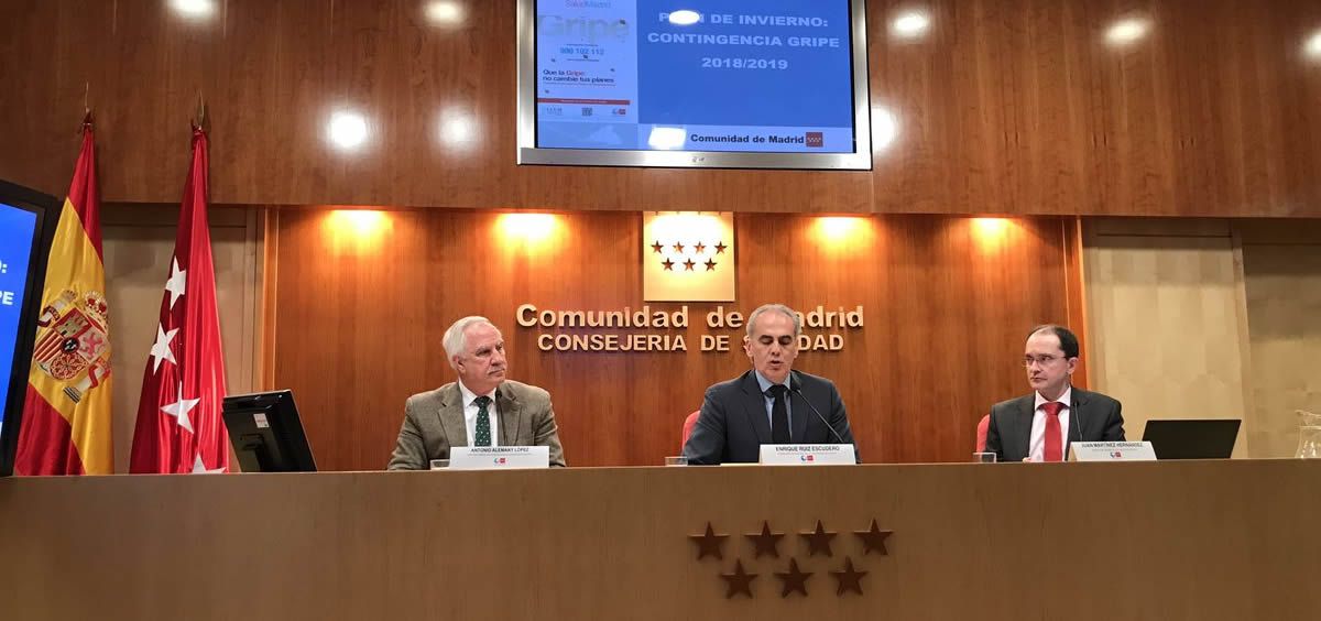 Antonio Alemany, Enrique Ruiz Escudero y Juan Martínez han informado de las medidas incluidas en el Plan de Invierno 2018-2019