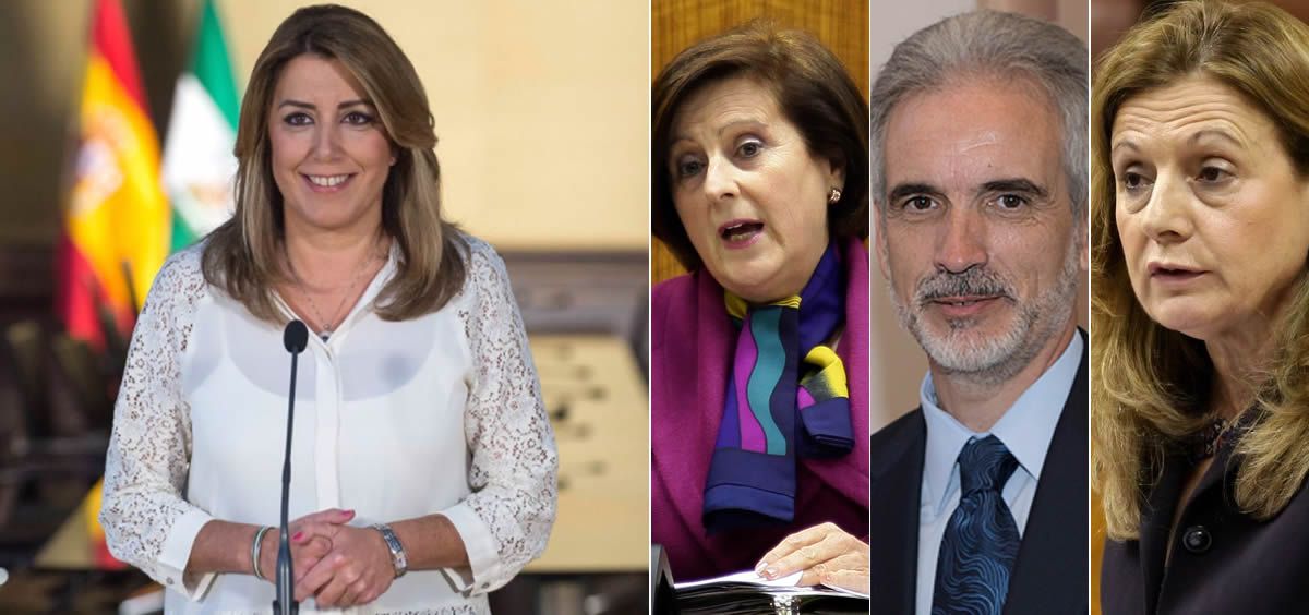 Tres consejeros han liderado Sanidad durante el mandado de Susana Díaz: Sánchez Rubio, Aquilino Alonso y Marina Álvarez