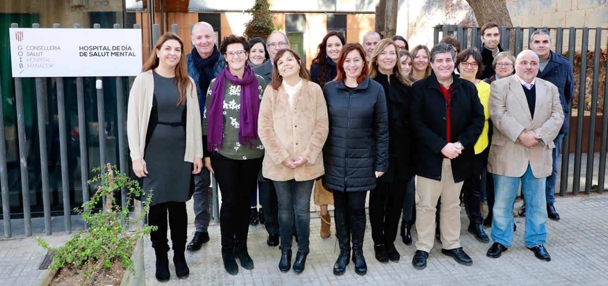 La presidenta del Gobierno de las Islas Baleares, Francina Armengol, visita el nuevo Hospital de Día de Salud Mental del Sector Sanitario de Levante