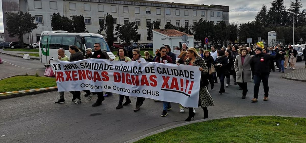 Las movilizaciones y protestas por la sanidad pública continúan en plena crisis sanitaria en Galicia.