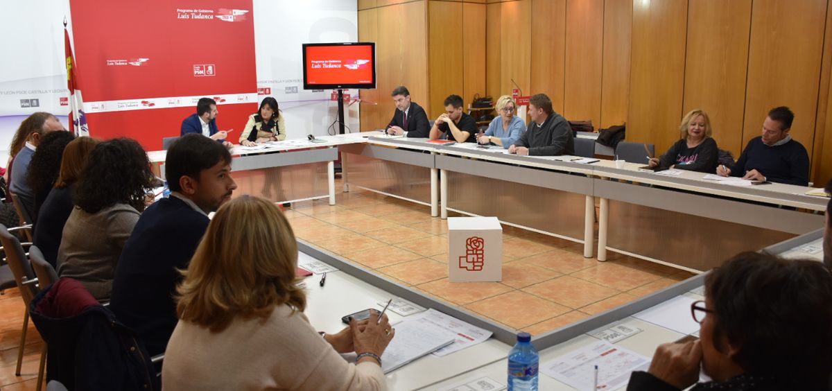 Reunión del PSOE de Castilla y León.