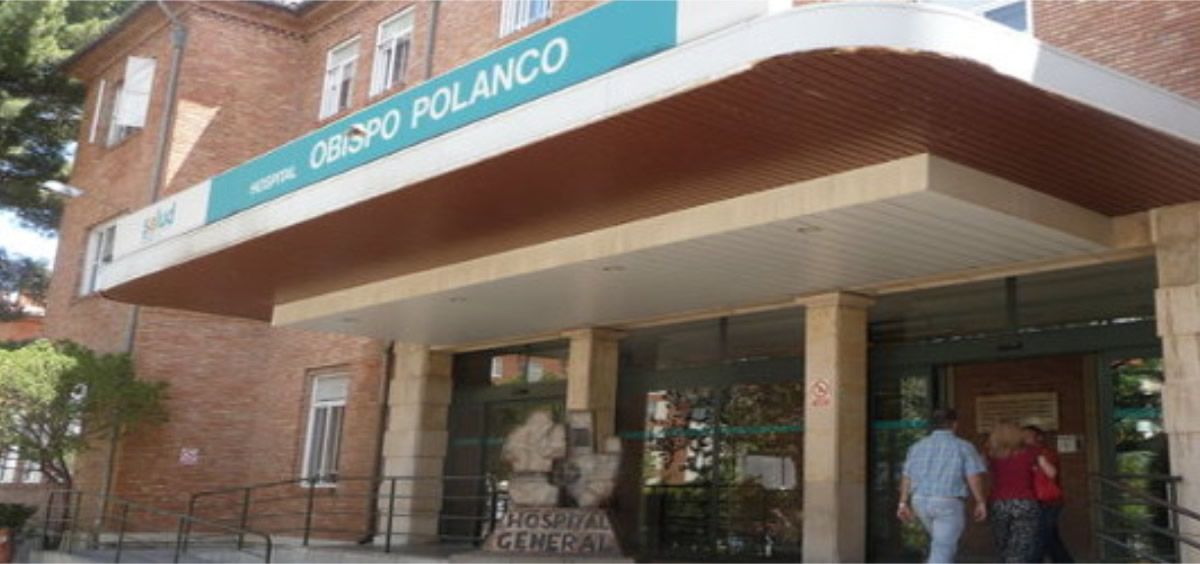 Fachada exterior del hospital público Obispo Polanco de Teruel