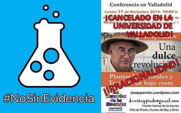      #NoSinEvidencia gana la batalla contra la pseudomedicina en Valladolid