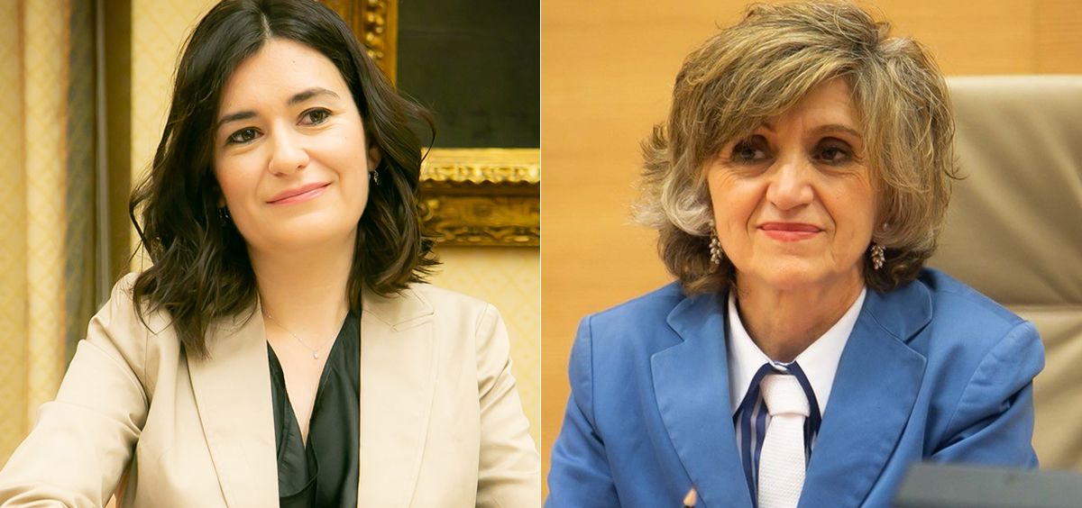 Carmen Montón y María Luisa Carcedo, las dos últimas ministras de Sanidad (Montaje ConSalud.es).