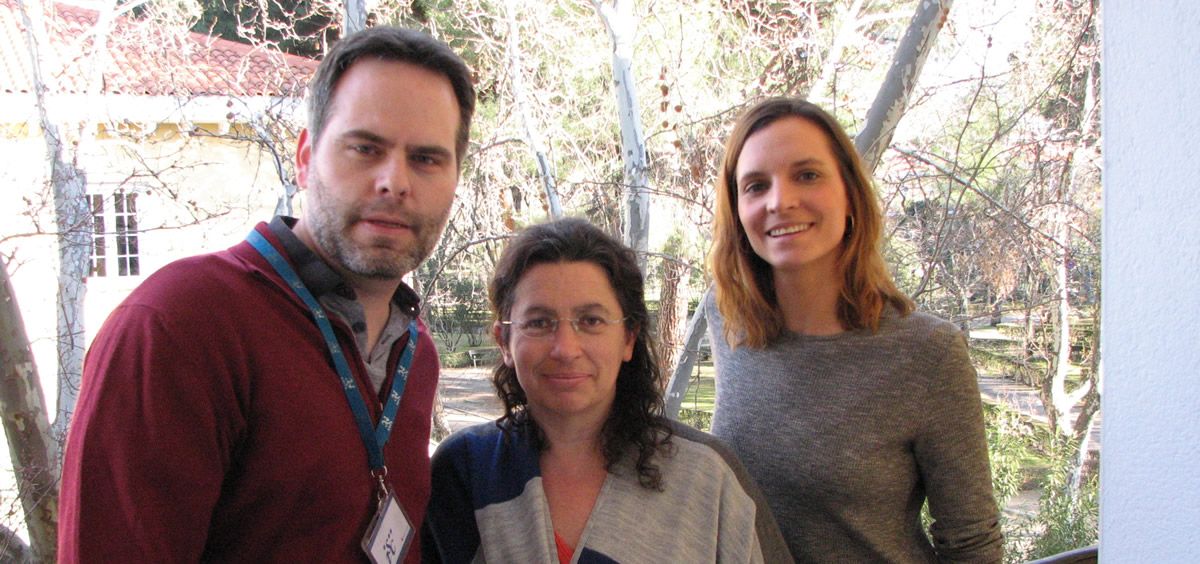 Pablo Fernández, Beatriz Pérez y Lara Rodríguez, tres de los autores del estudio
