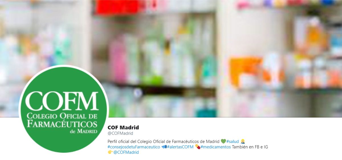 Comunicación del Colegio Oficial de Farmacéuticos de Madrid