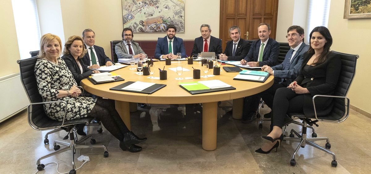 Reunión del Consejo de Gobierno de la Región de Murcia.