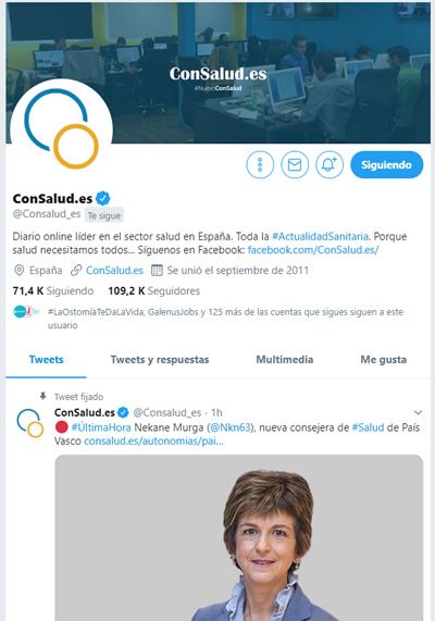Twitter ConSalud.es