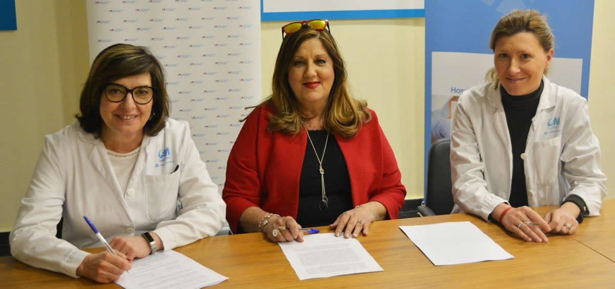 Firma del acuerdo entre Alcer y el Hospital Universitario de Torrejón