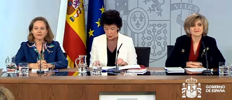 María Luisa Carcedo, en Consejo de Ministros.