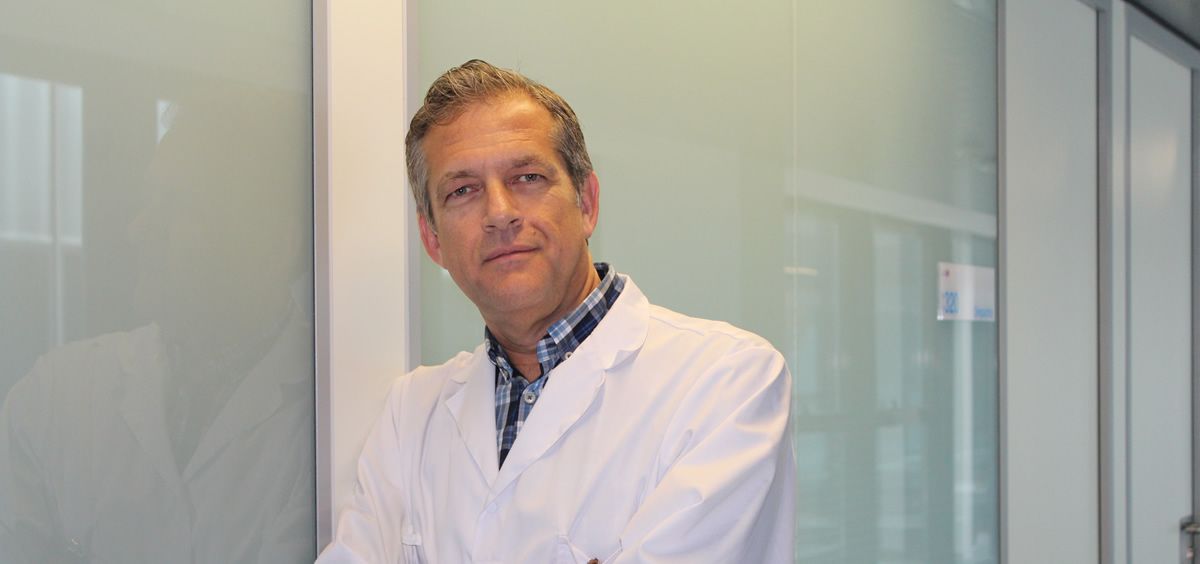 Doctor Felipe Navarro, jefe del Servicio de Cardiología del Hospital de Villalba, centro donde se realiza la angioplastia