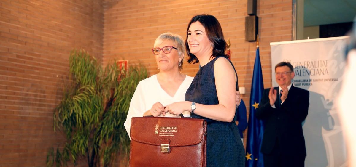 Carmen Montón, ex ministra de Sanidad, y Ana Barceló, consejera de Sanidad