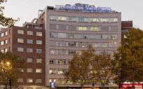 Fachada del Hospital Universitario Fundación Jiménez Díaz, integrado en la red pública de la Comunidad de Madrid