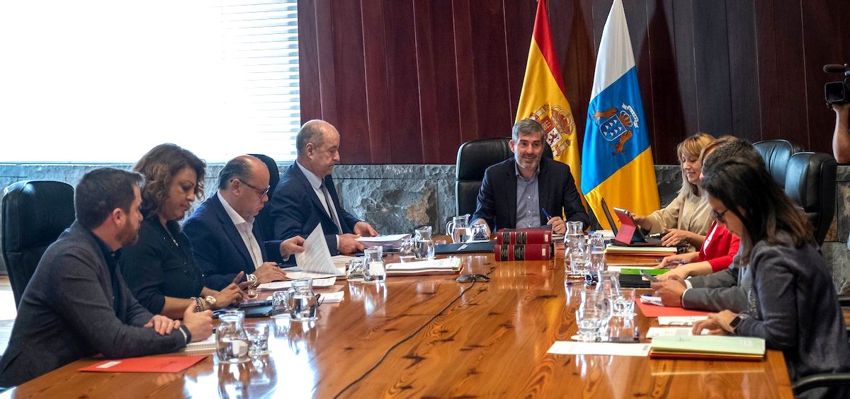 Reunión del Consejo de Gobierno de Canarias.
