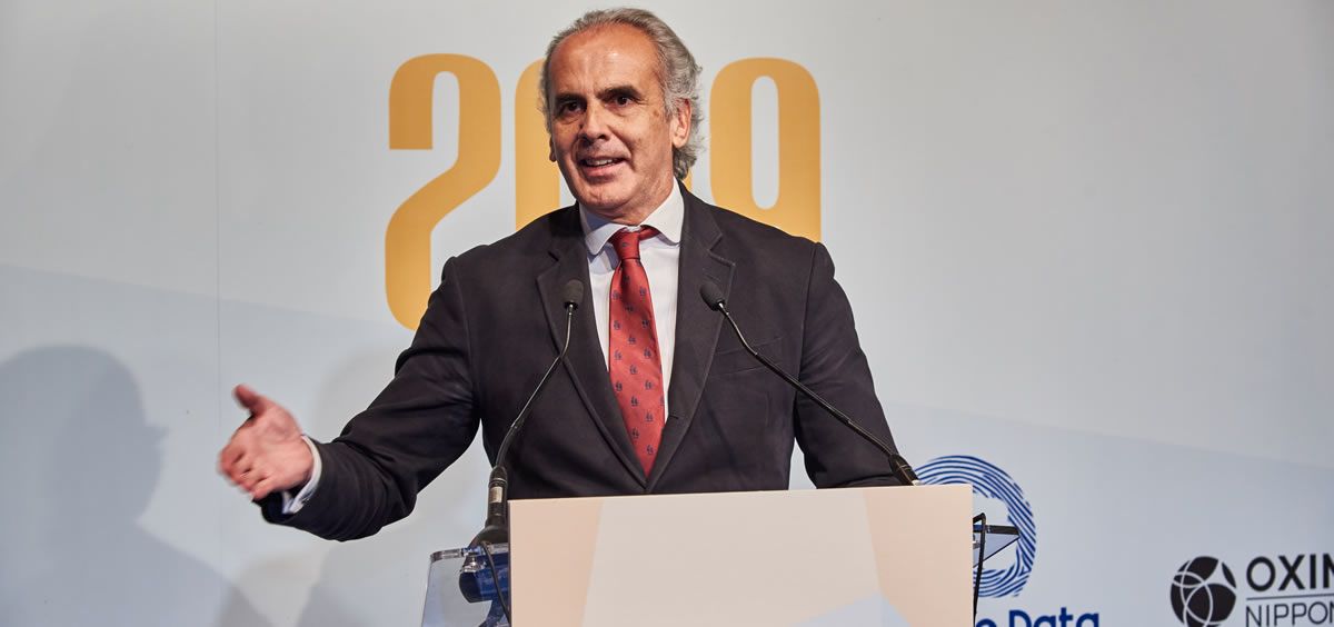 Enrique Ruiz Escudero, consejero de Sanidad de la Comunidad de Madrid, durante los 'Premios ConSalud 2019' (Foto. Miguel Ángel Escobar (ConSalud.es)