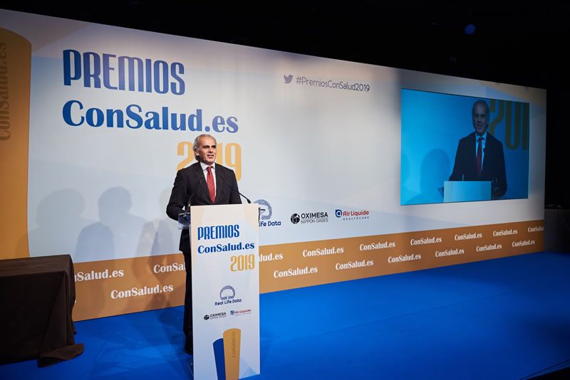 Enrique Ruiz Escudero, en los Premios ConSalud 2019