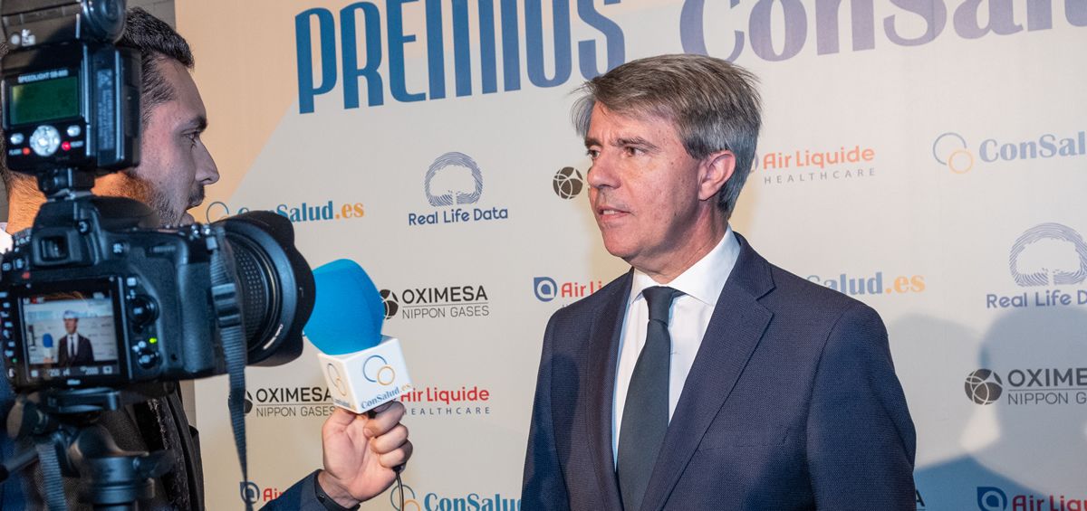 Ángel Garrido, expresidente de la Comunidad de Madrid, valora a ConSalud.es su premio como 'Político del año más sensibilizado con la Sanidad'.