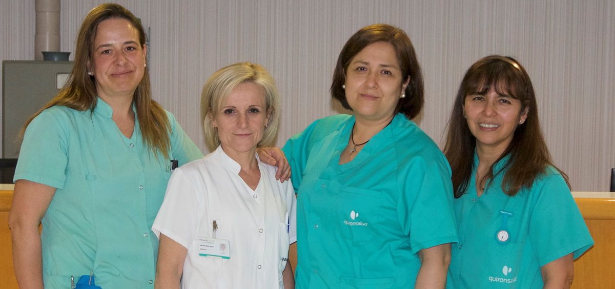Equipo enfermeras del Hospital La Luz