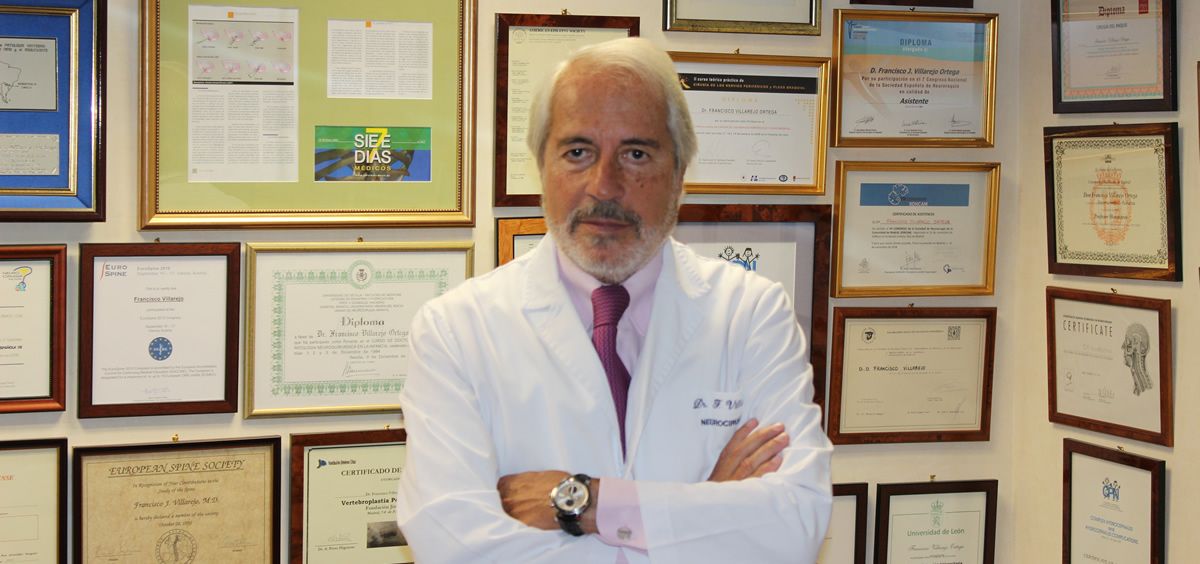 Dr. F. Villarejo, jefe de servicio de Neurocirugía del Hospital La Luz