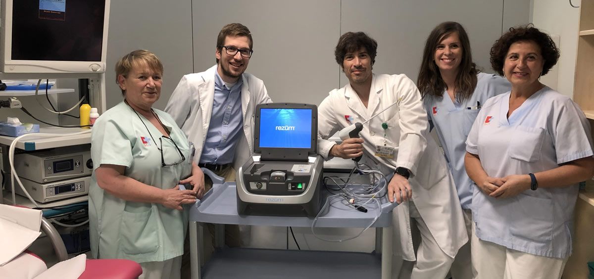 El Hospital de Valdecilla se convierte en el primero de España en incorporar la técnica de inyección de vapor de agua
