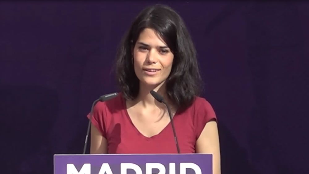 Isabel Serra, candidata de Podemos a la Presidencia de la Comunidad de Madrid